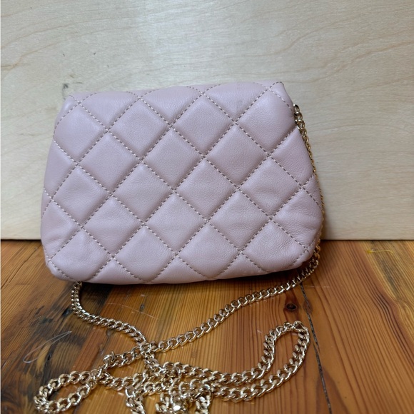 Ted Baker London Quilted Blush Pink Crossbody with Gold Chain - Picture 7 of 10